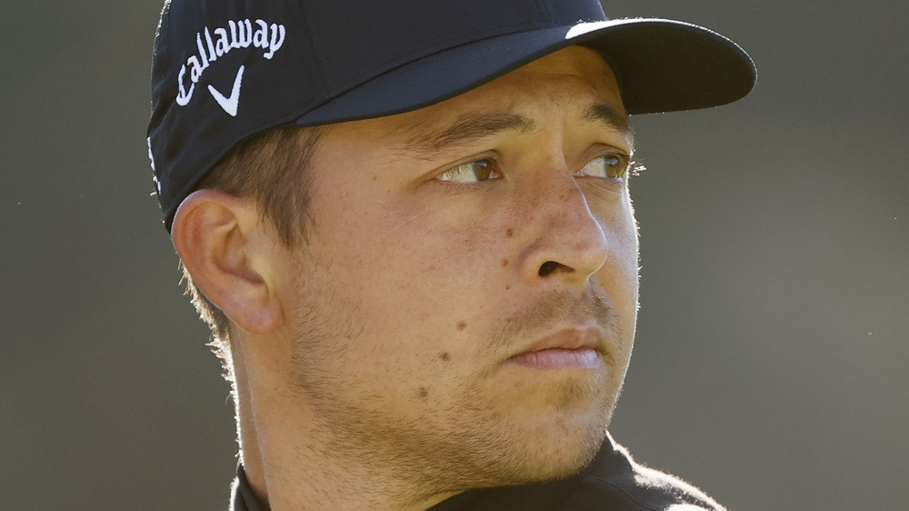 Xander Schauffele on the golf course