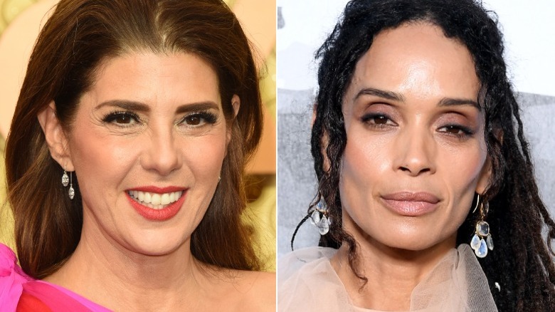 Marisa Tomei and Lisa Bonet split image
