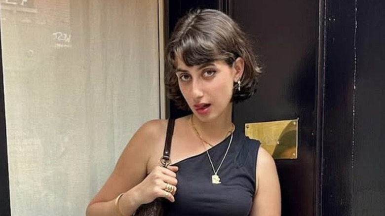 Rama Duwaji posing with her tongue out