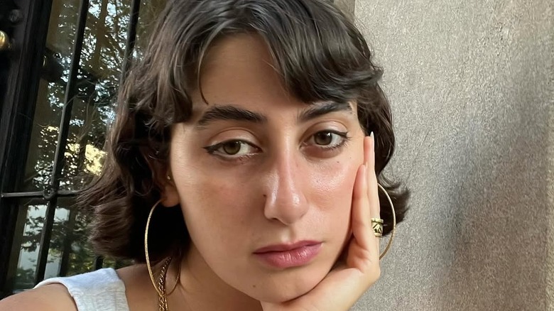 Rama Duwaji posing for a selfie outdoors