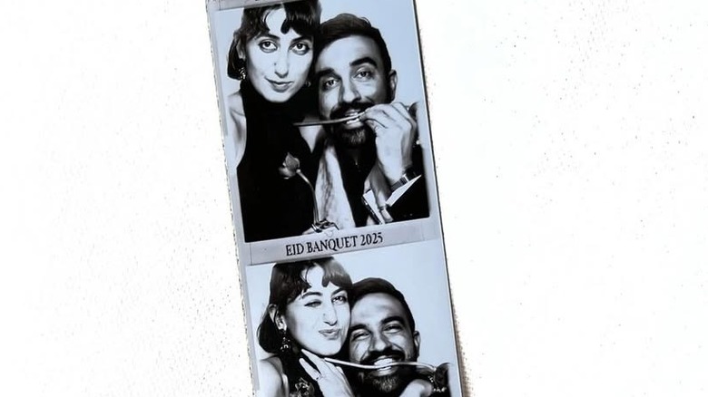 Rama Duwaji and Zohran Mamdani in photobooth snaps