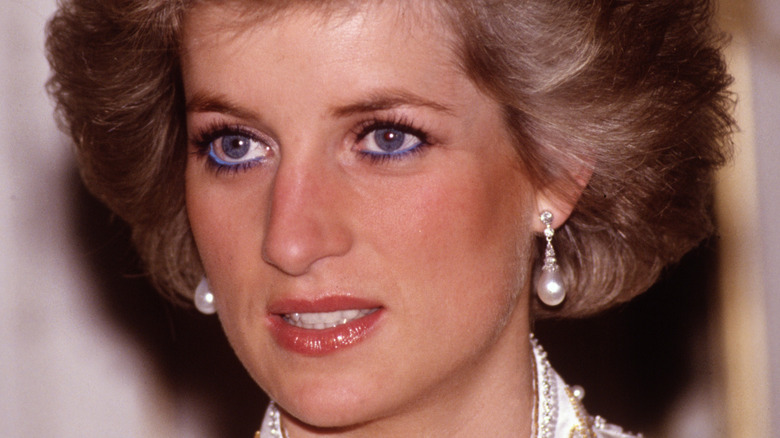 Princess Diana at Elysee Palace 1988