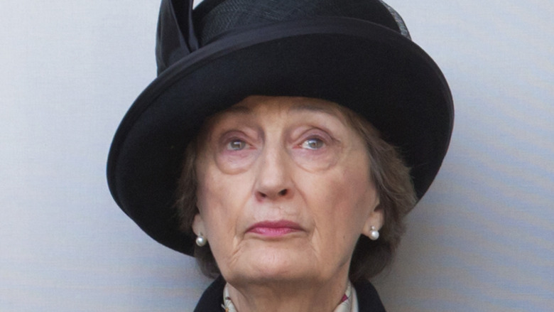 Queen Elizabeth's lady in waiting Elizabeth Hussey