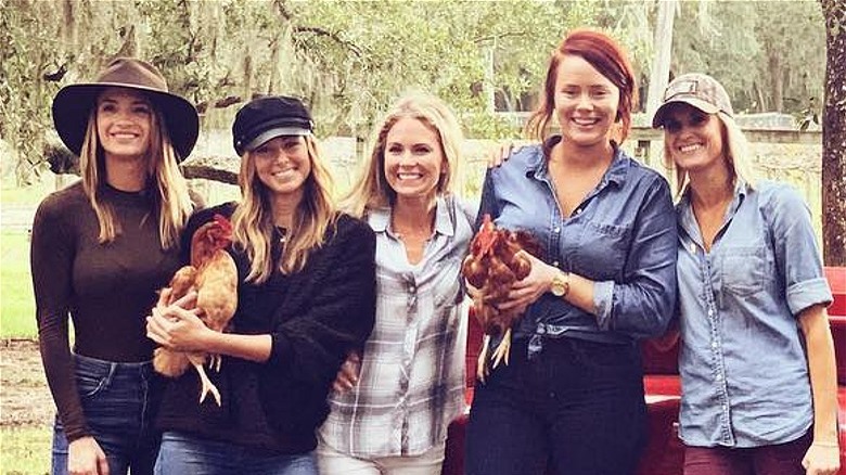 The cast of Southern Charm posing