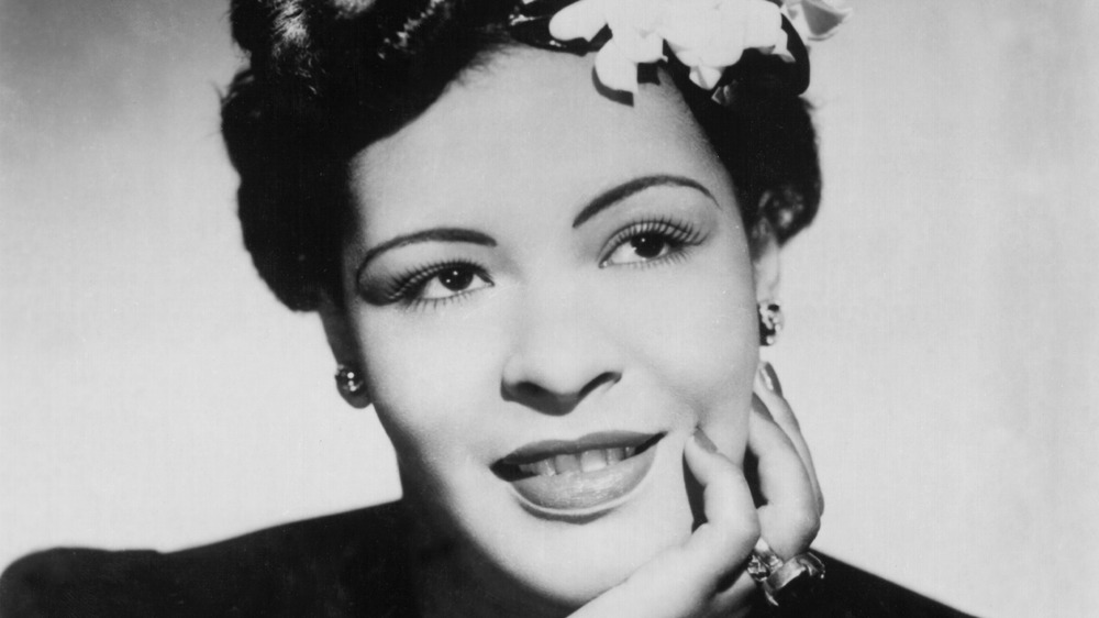 Billie Holiday smiling