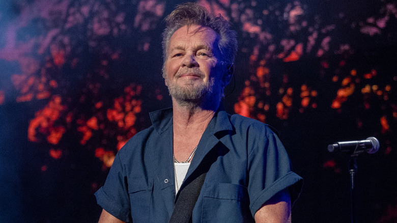 John Mellencamp on stage.