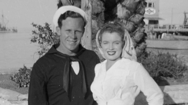 James Dougherty and Marilyn Monroe