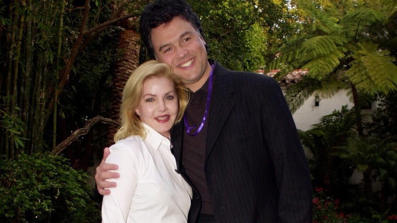Priscilla Presley and Marco Garibaldi posing