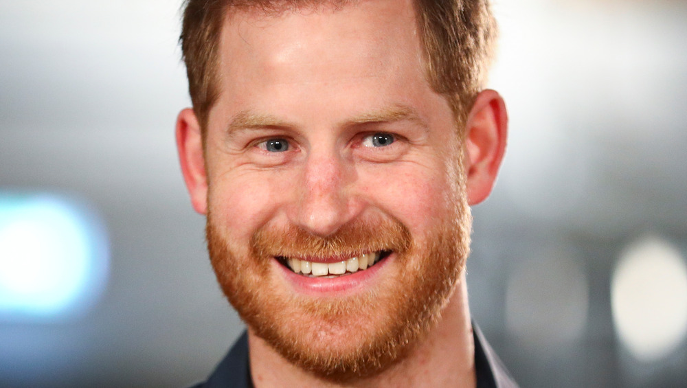 Prince Harry smiling