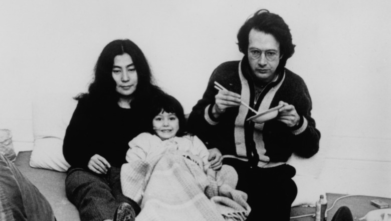 Yoko Ono and Anthony Cox with their daughter Kyoko circa 1965.