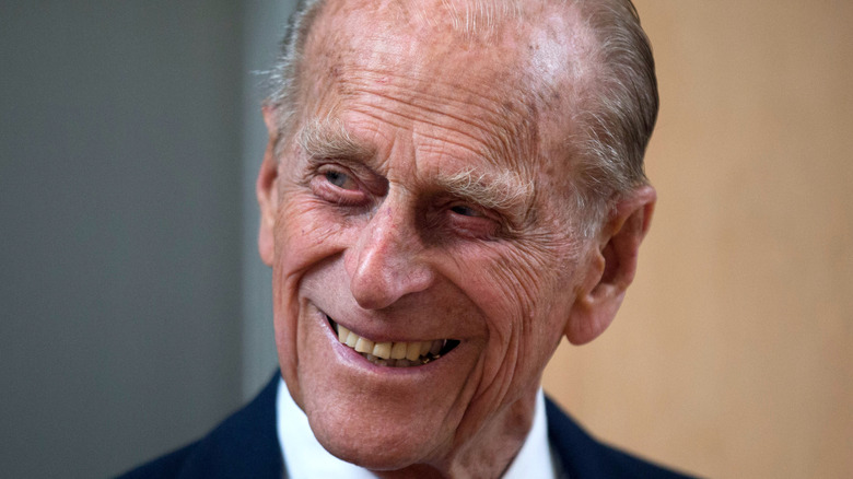 Prince Philip smiles in 2015