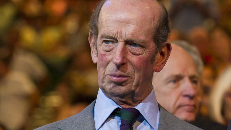 Edward, Duke of Kent furrowed brow