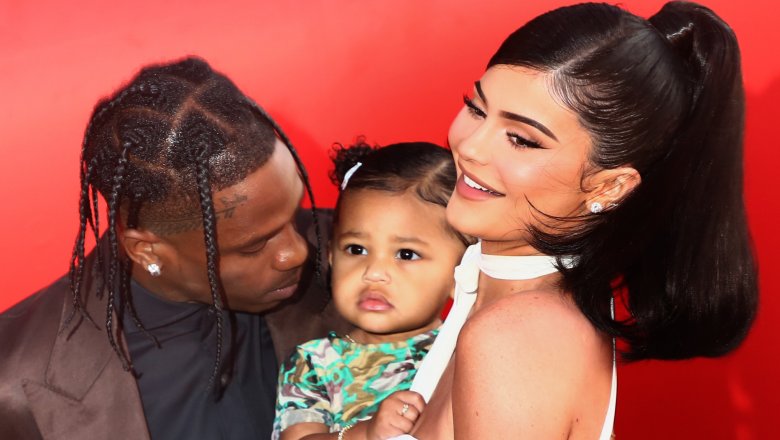 Kylie Jenner, Travis Scott and Stormi Webster