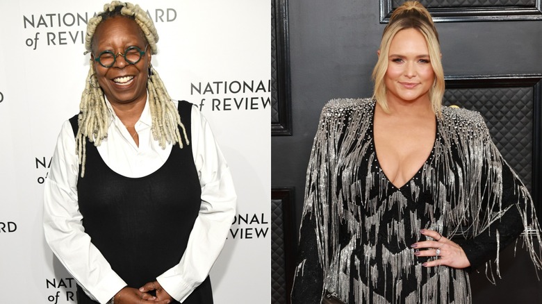 Miranda Lambert and Whoopi Goldberg red carpet 