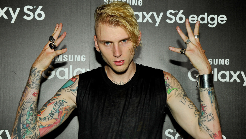 Machine Gun Kelly on the red carpet
