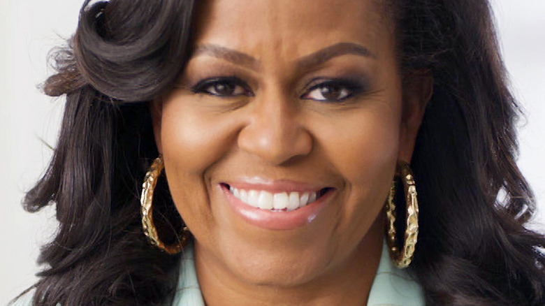 Michelle Obama smiling