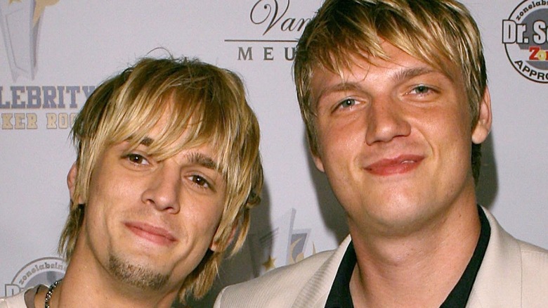 Aaron and Nick Carter red carpet