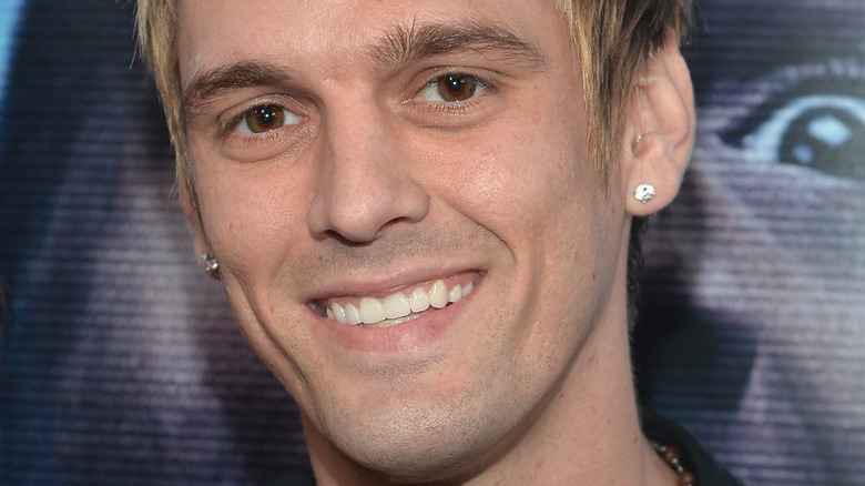 Aaron Carter smiling