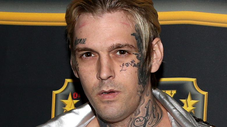 Aaron Carter before his fight with Lamar Odom 