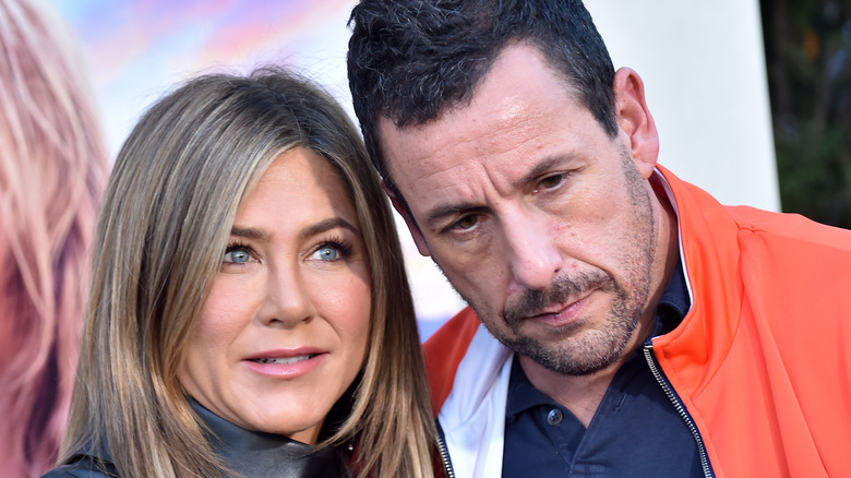 Adam Sandler and Jennifer Aniston 