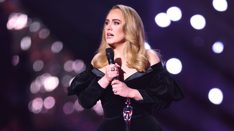 Adele at the Brit Awards