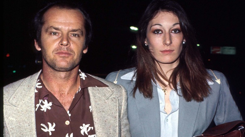 Jack Nicholson and Anjelica Huston