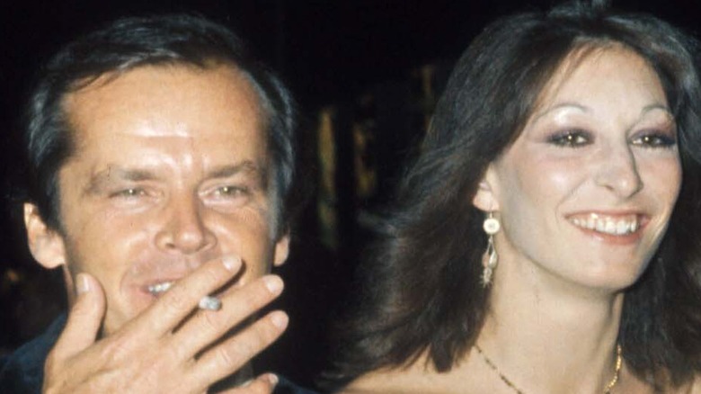 Jack Nicholson and Anjelica Huston