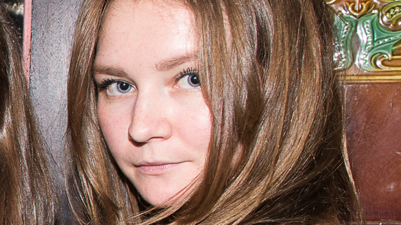 Anna Delvey at a party