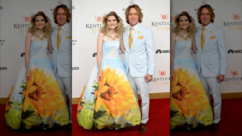 Danielynn Birkhead and her father Larry Birkhead at Kentucky Derby