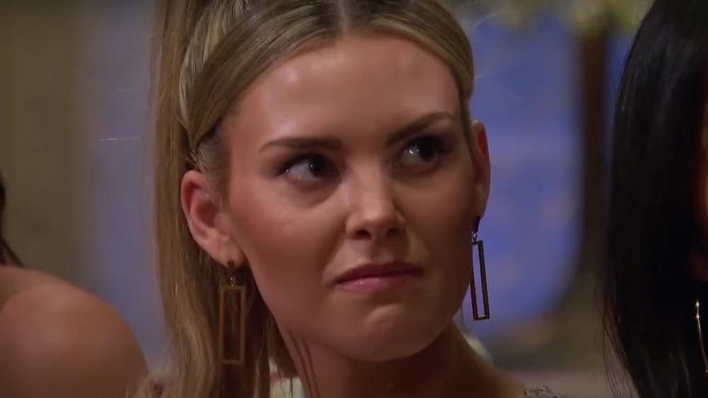 Anna Redman staring