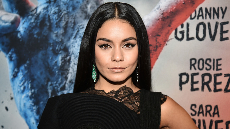 Vanessa Hudgens smirking