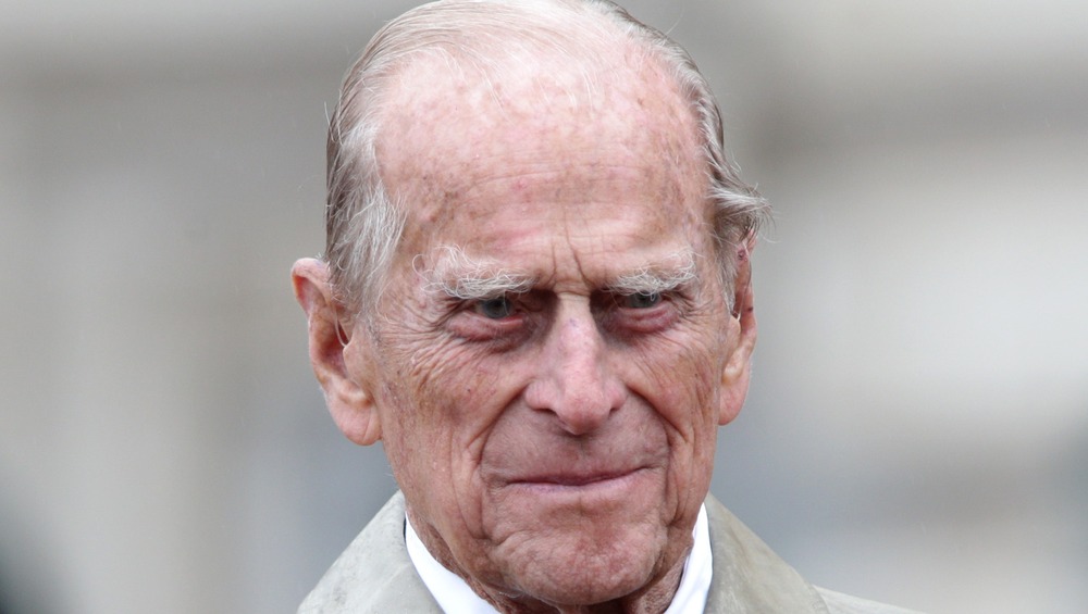 Prince Philip poses