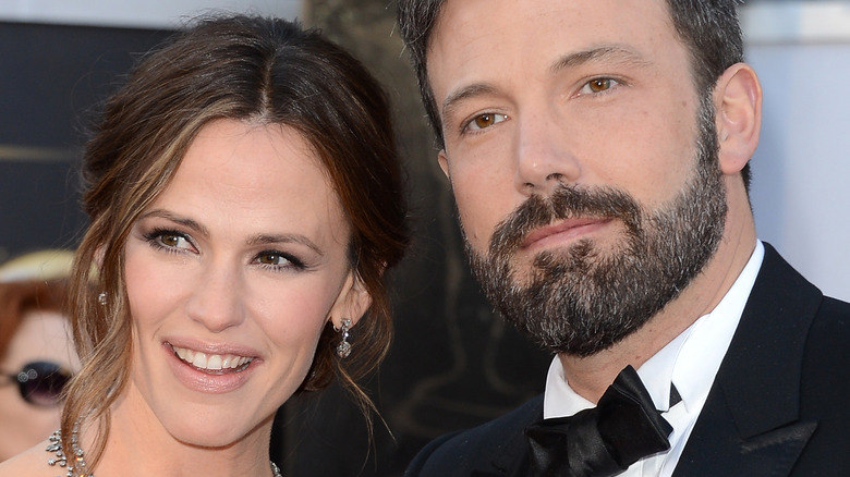 Ben Affleck and Jennifer Garner smiling