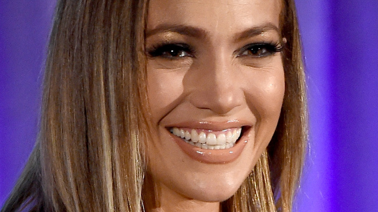 Jennifer Lopez smiles