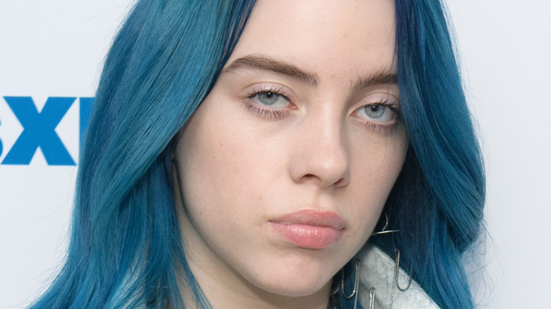 Billie Eilish gazing in front