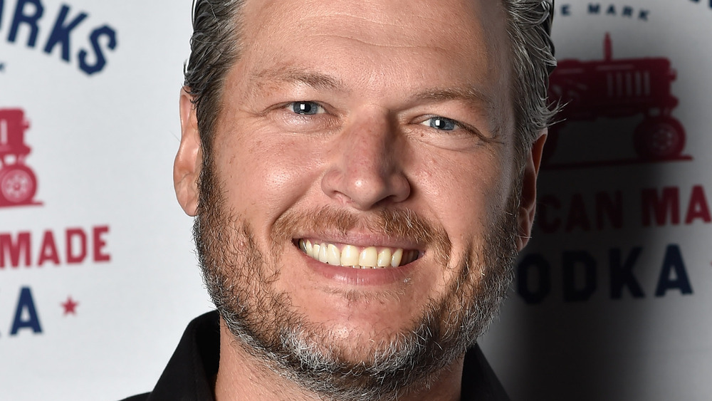 Blake Shelton smiling