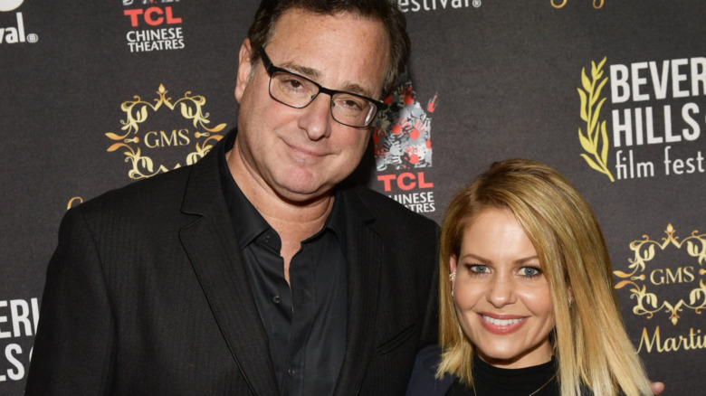 Bob Saget and Candace Cameron Bure on the red carpet