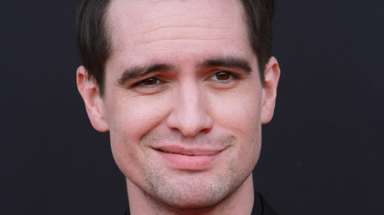 Brendon Urie smirking