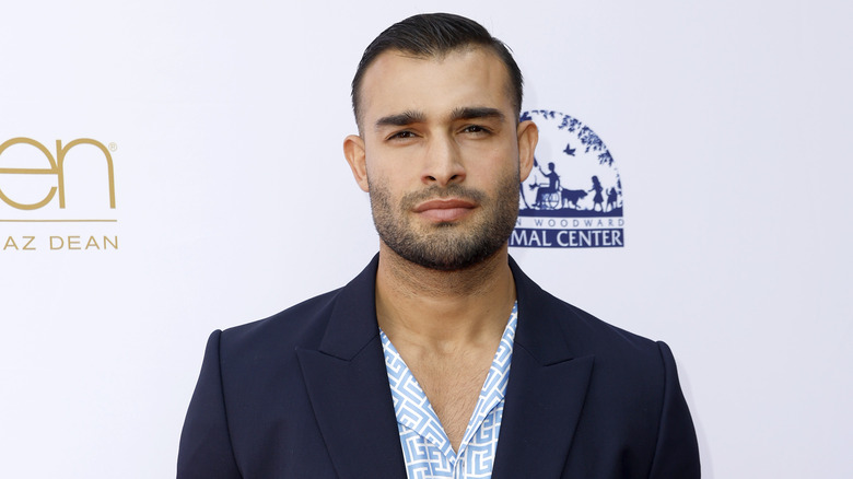 Sam Asghari posing