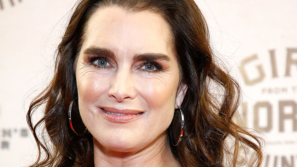 Brooke Shields at a red carpet event