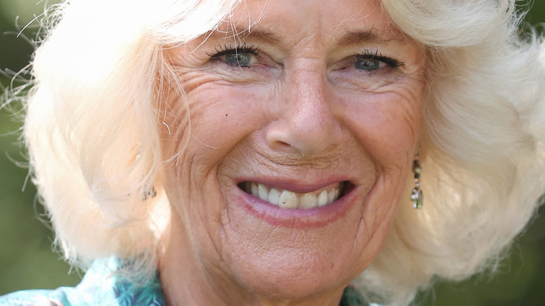 Camilla Parker Bowles smiling