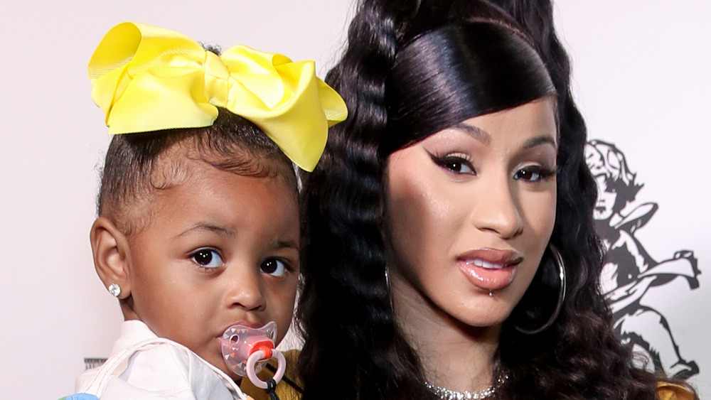 Cardi B and daughter Kulture, red carpet