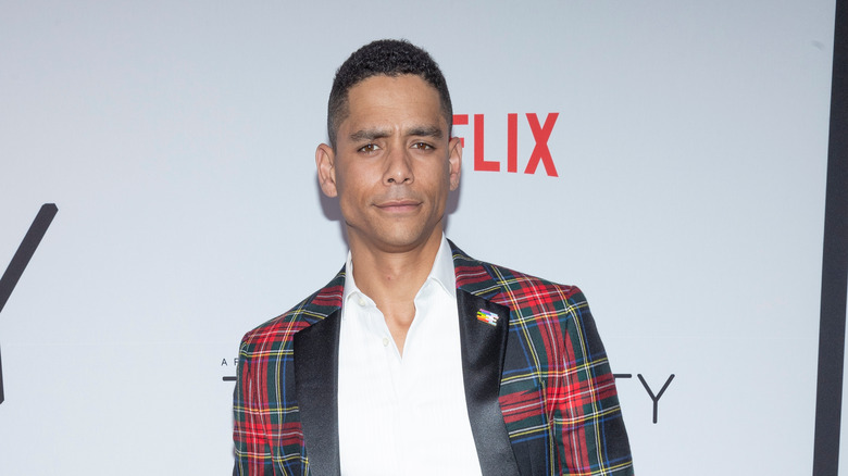 Charlie Barnett Netflix red carpet 