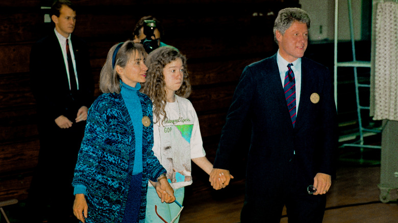 The Clinton family in 1992