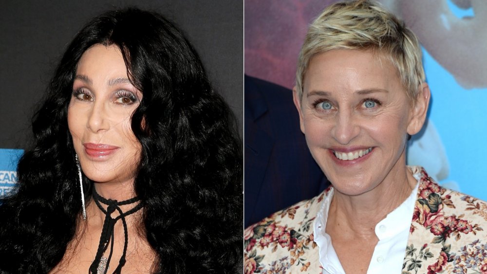 Cher and Ellen DeGeneres 