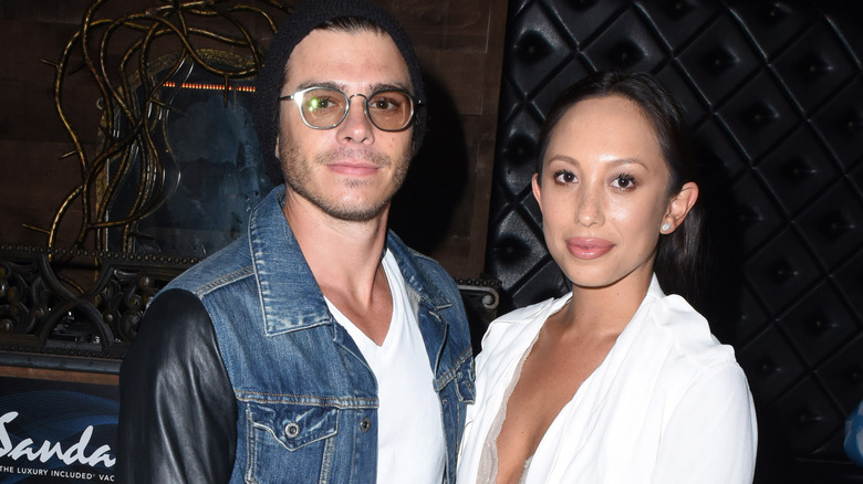 Matthew Lawrence and Cheryl Burke attend a private event at Hyde Staples Center 