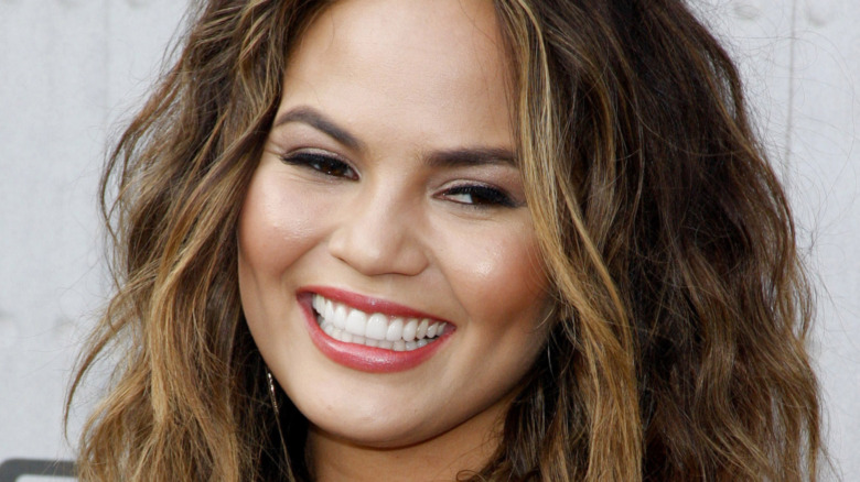 Chrissy Teigen smiling