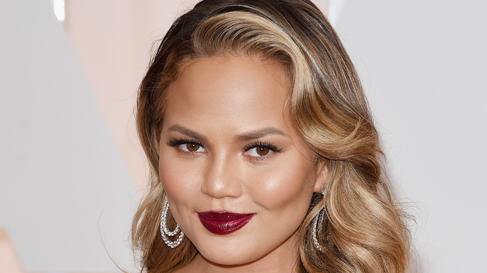 Chrissy Teigen smiling