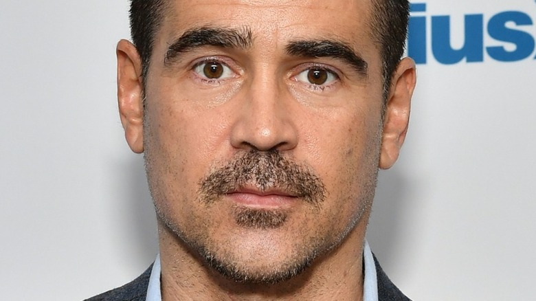 Colin Farrell with serious expression
