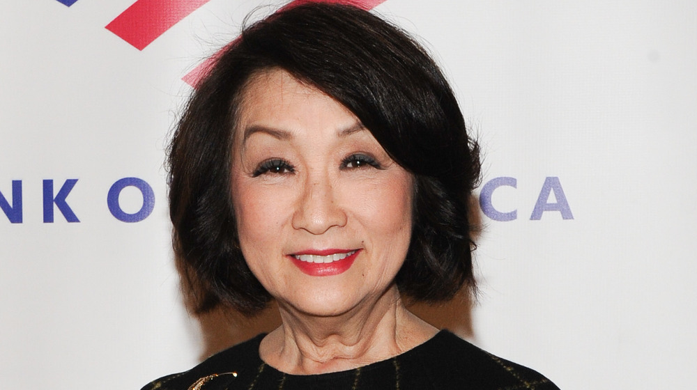 Connie Chung on red carpet